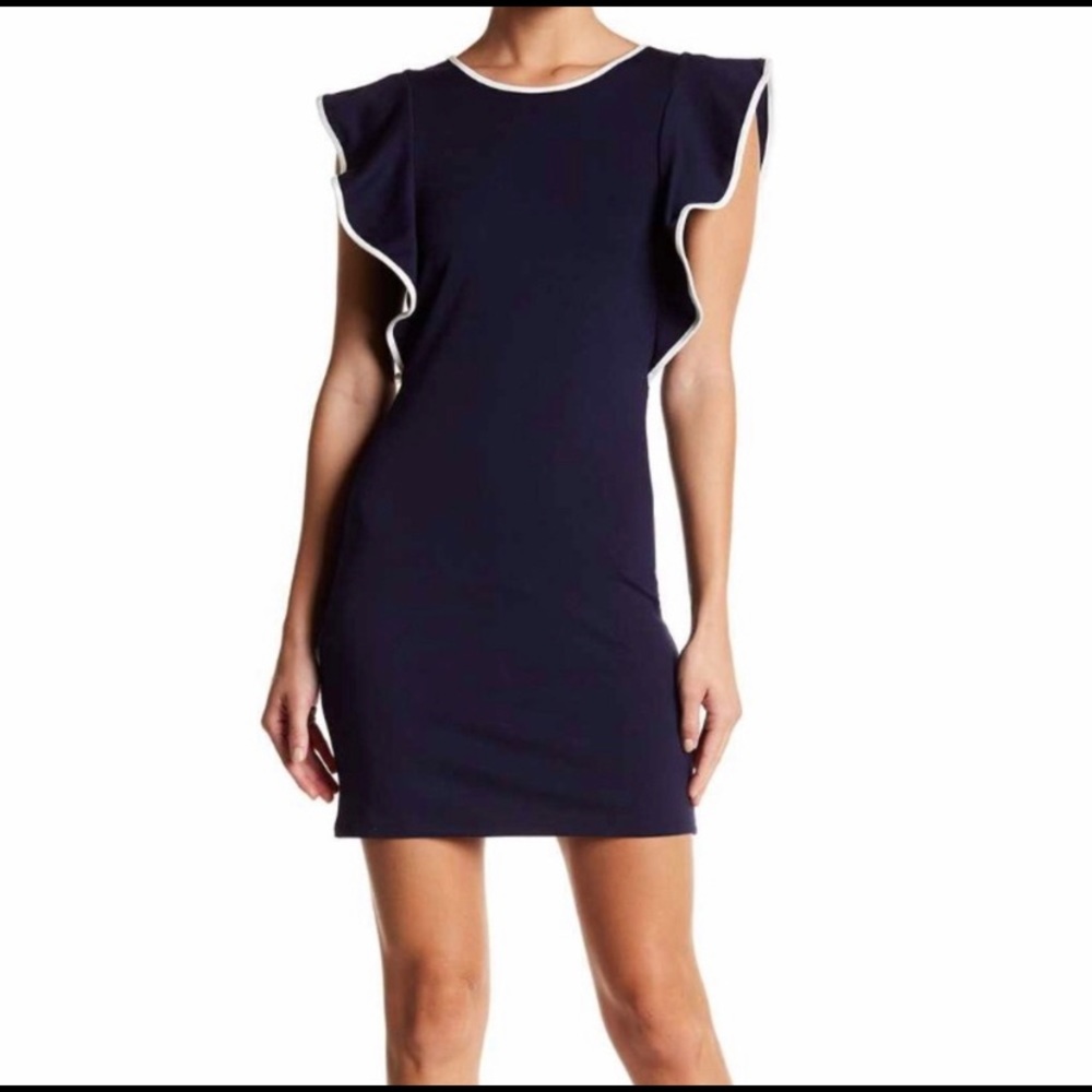 ⛩ PAPER DOLL Black Whimsical Dress